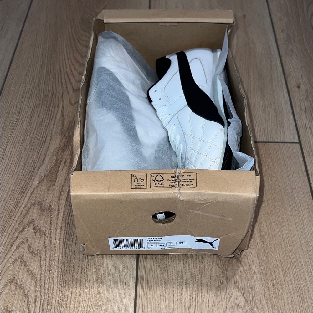 Puma Mexico Men's White-Black Athletic Shoes - Picture 14 of 15